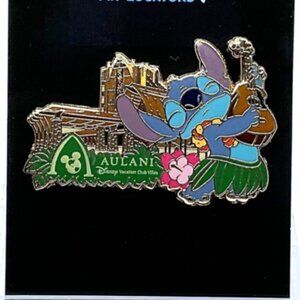 Aulani Disney Vacation Club with Stitch Pin NIB